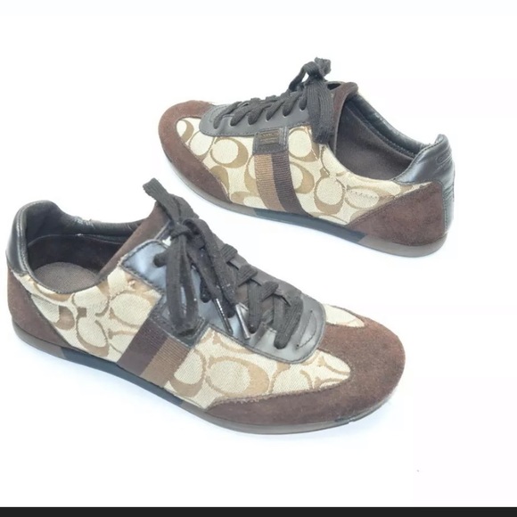 NWOB classic vintage Coach Joss sneakers size 8. Worn around the store only. - Picture 2 of 5